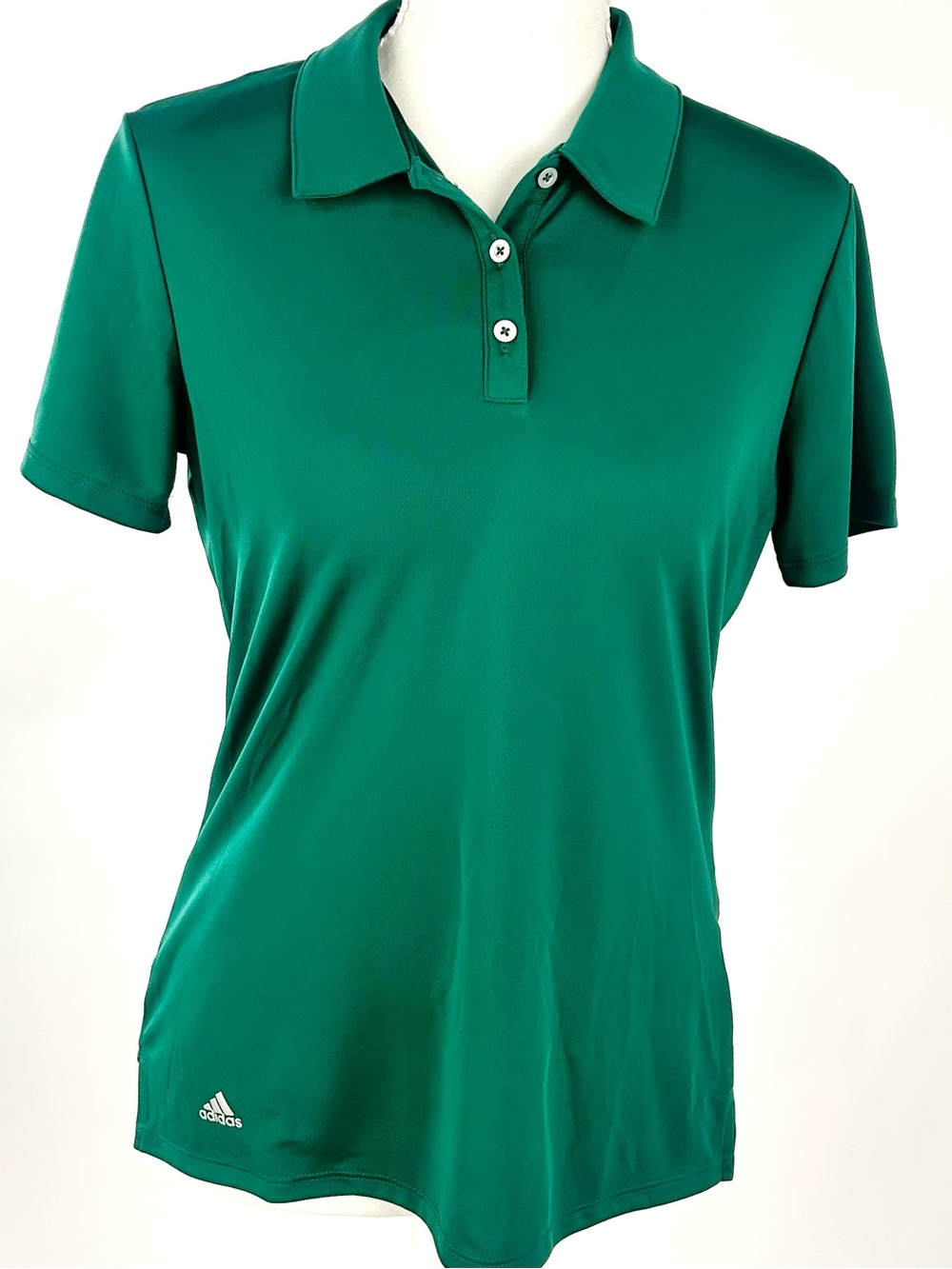 Adidas A231 Women’s Performance Polo Green UPF 50 Golf Shirt NWT Size S
